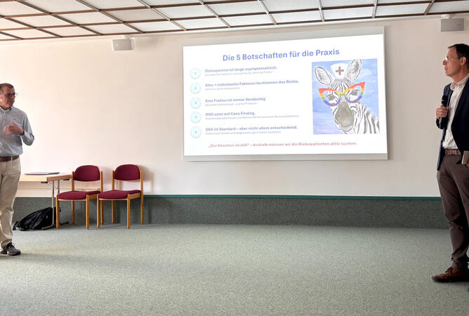 Interdisziplinäre Fortbildung: Wenn der Knochen viele Fachrichtungen braucht