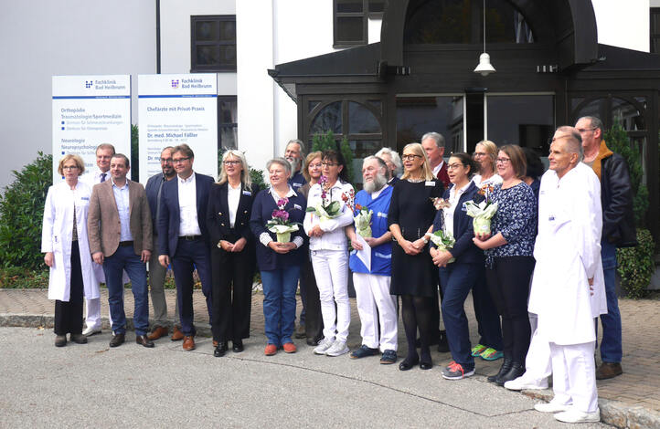 Die Jubilare der m&i-Fachklinik Bad Heilbrunn